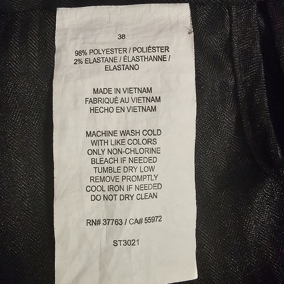 Savane Mens Dress Shorts Black Sleek Essential Capsule Pockets‎ Size 38 Waist - Picture 8 of 8